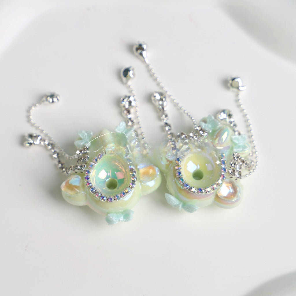 Wholesale Sticker Butterfly Small Airplane Acrylic Beads